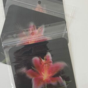 Pink Lily Lenticular Coaster -10 units